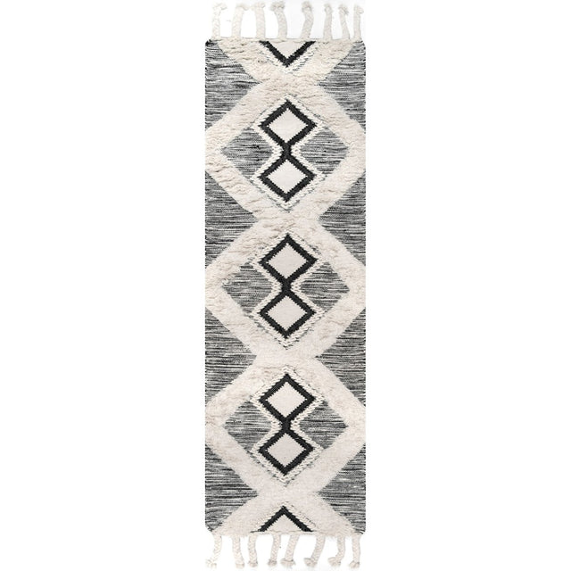 Nuloom Yara Helix Nya3590A Gray Rug.