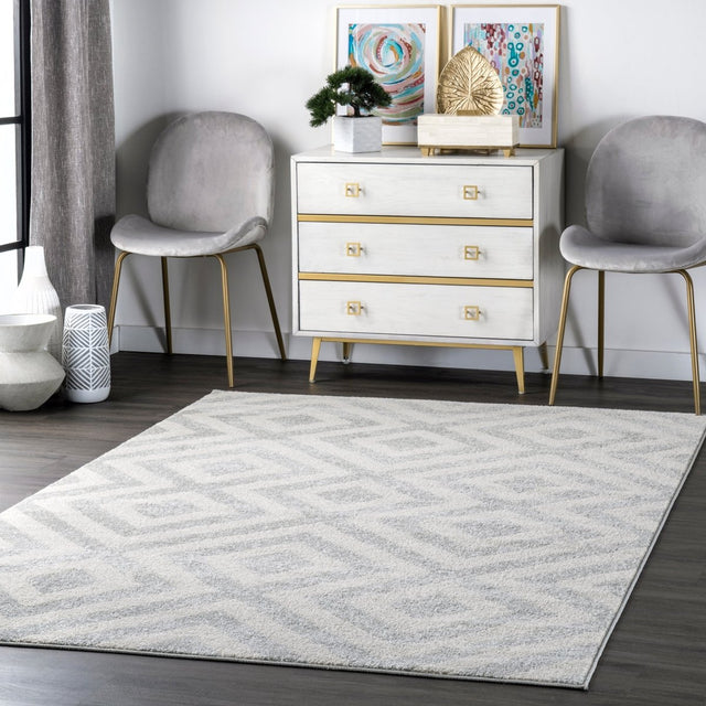 Nuloom Zadie Nza3191D Light Gray Rug.