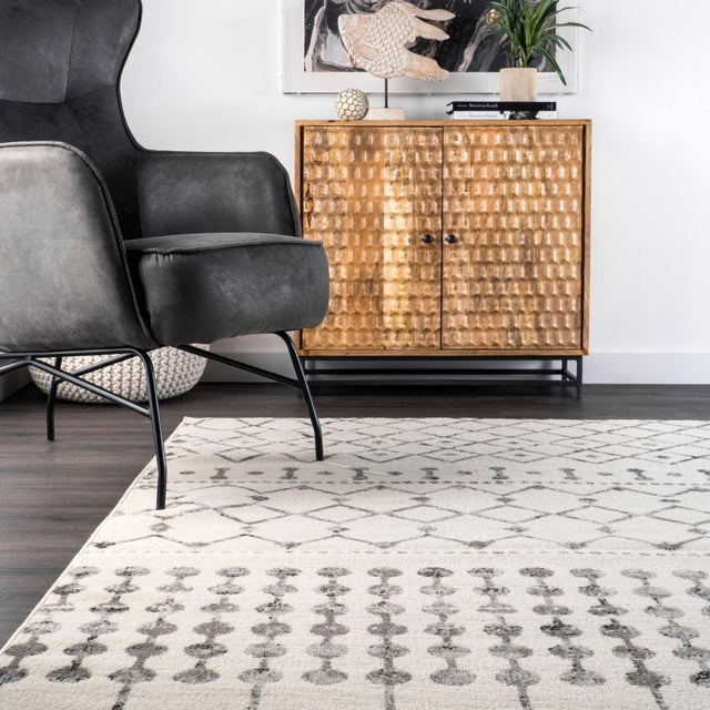 Nuloom Zola Moroccan Nzo1718A Gray Rug.