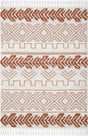 Nuloom Zuri Banded Tribal Nzu1832C Rust Rug.