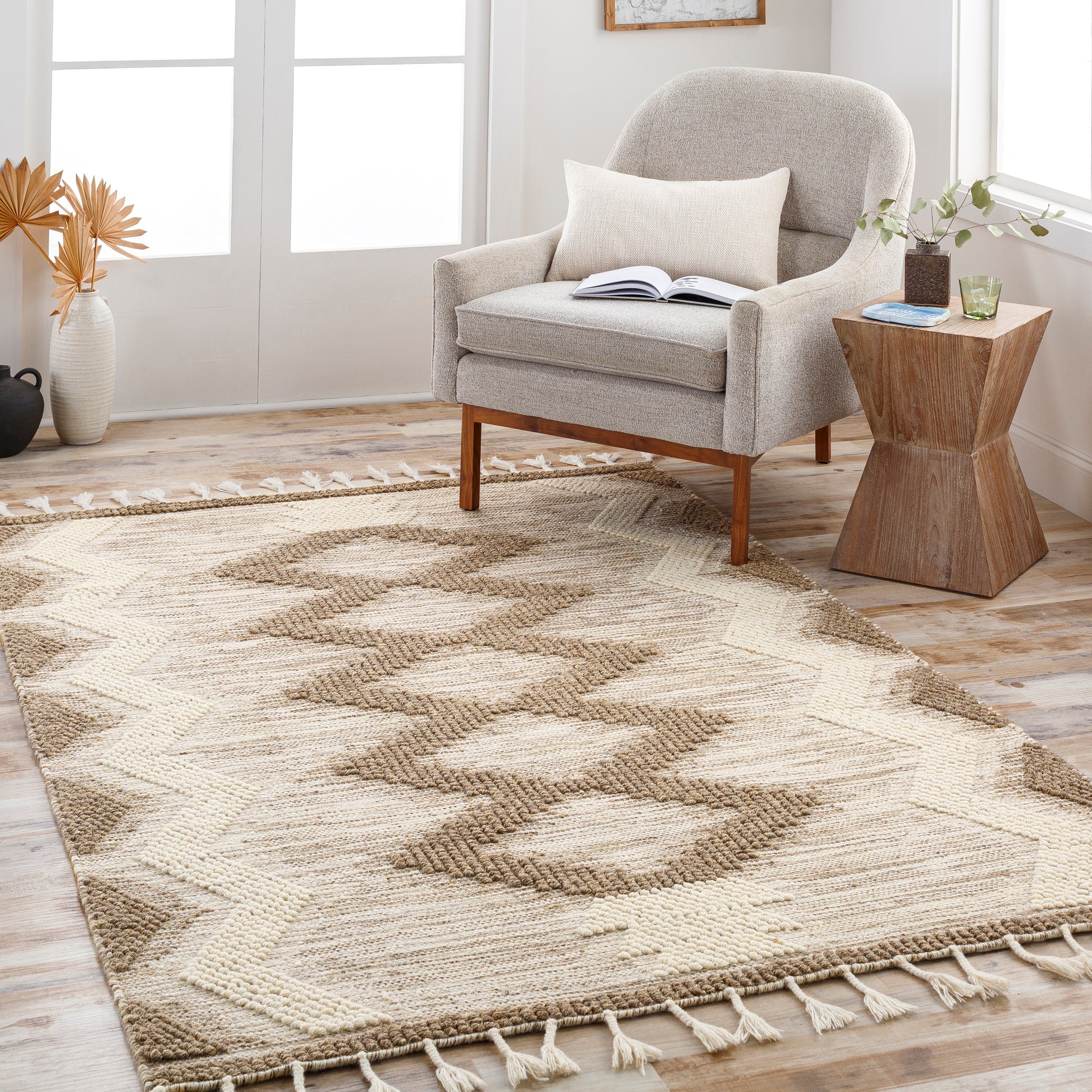 Surya Norwood Nwd-2310 Olive, Cream Area Rug