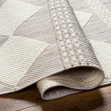 Surya New Delhi Nwh-2301 Light Grey, Sterling Grey, Metallic - Silver, Pewter Rug.