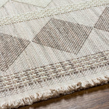 Surya New Delhi Nwh-2301 Light Grey, Sterling Grey, Metallic - Silver, Pewter Rug.