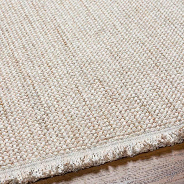 Surya New Delhi Nwh-2302 Pearl, Ash, Light Grey, Beige Rug.