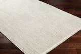 Surya New Delhi Nwh-2303 Ash, Light Grey, Sterling Grey, Metallic - Silver Rug.