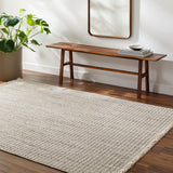 Surya New Delhi Nwh-2303 Ash, Light Grey, Sterling Grey, Metallic - Silver Rug.