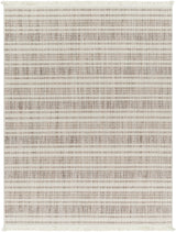 Surya New Delhi Nwh-2304 Light Grey, Ash, Slate Grey Taupe, Metallic - Silver Rug.