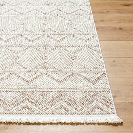Surya New Delhi Nwh-2305 Light Silver, Light Grey, Off-White, Pale Slate Rug.