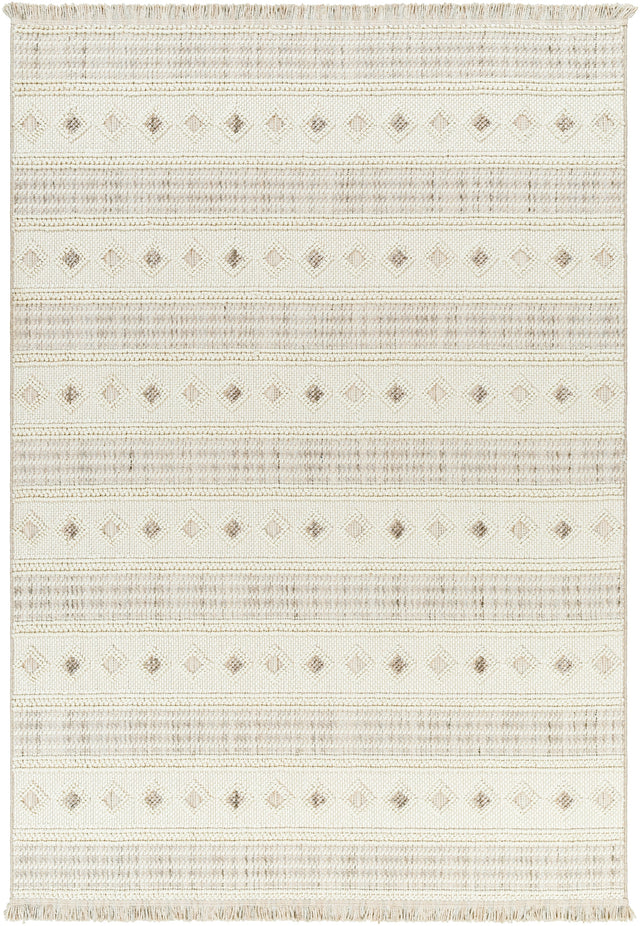 Surya New Delhi Nwh-2306 Pearl, Light Grey, Off-White, Ash Rug.