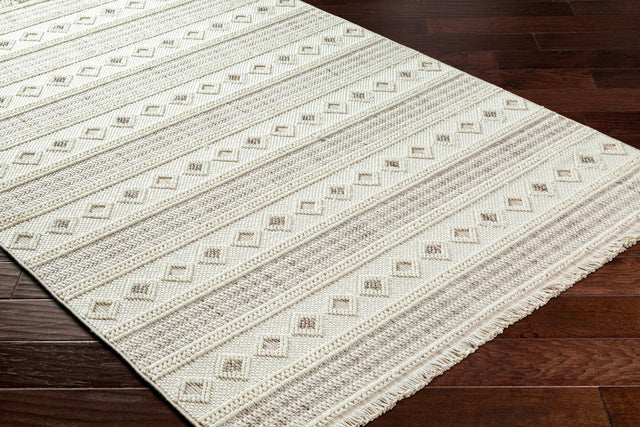 Surya New Delhi Nwh-2306 Pearl, Light Grey, Off-White, Ash Rug.