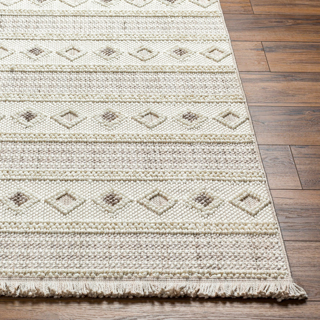 Surya New Delhi Nwh-2306 Pearl, Light Grey, Off-White, Ash Rug.