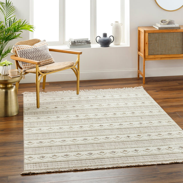 Surya New Delhi Nwh-2306 Pearl, Light Grey, Off-White, Ash Rug.