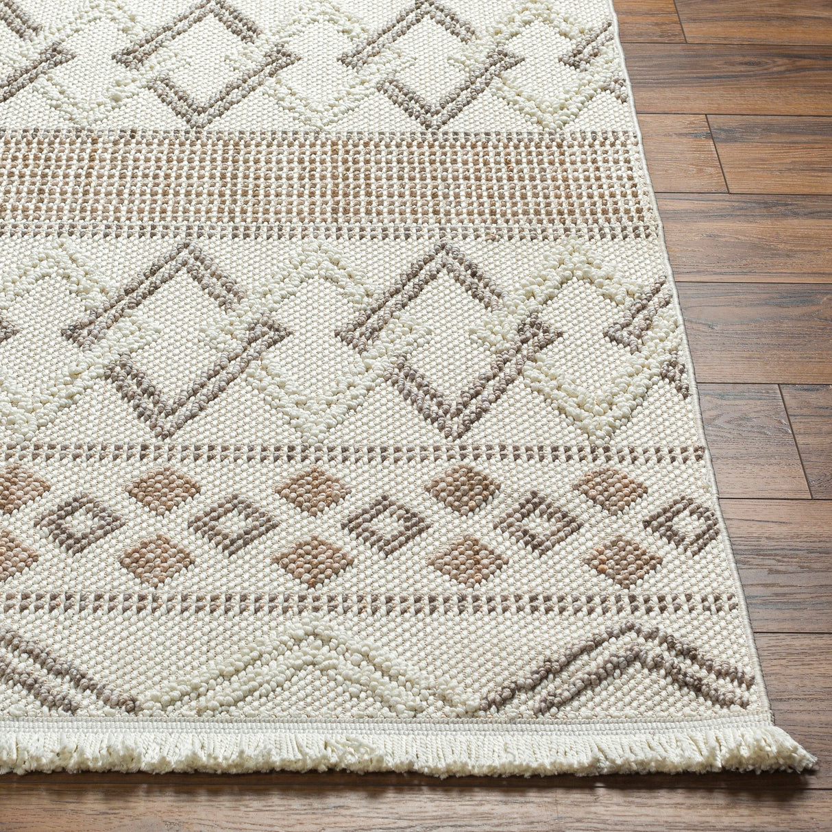 Surya New Delhi Nwh-2309 Light Grey, Ash, Sterling Grey Rug.