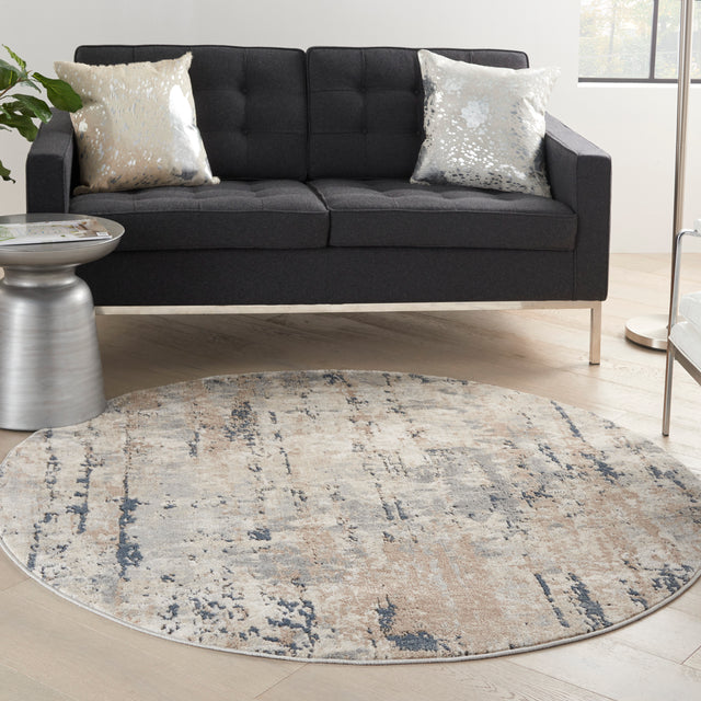 Nourison Quarry Qua01 Beige/Grey Rug