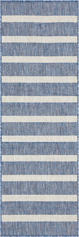 Nourison Positano Pos03 Navy Ivory Rug