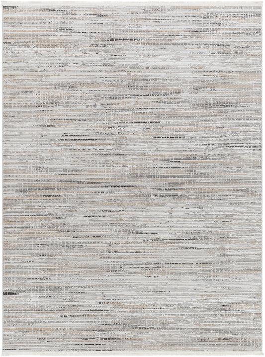 Surya Obsession Obn-2304 Cream, Light Gray, Gray, Charcoal, Light Brown, Black Area Rug