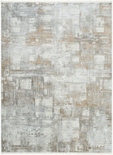Surya Obsession Obn-2305 Cream, Gray, Light Gray, Light Brown, Charcoal Rug.