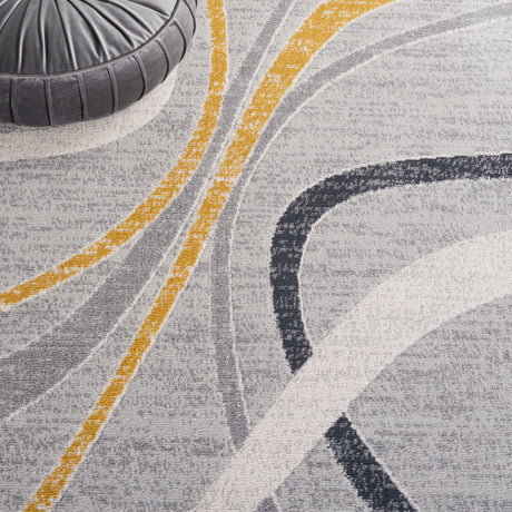 Safavieh Odyssey Ody812G Grey/Gold Ivory Rug.