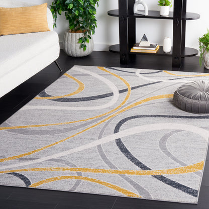 Safavieh Odyssey Ody812G Grey/Gold Ivory Area Rug