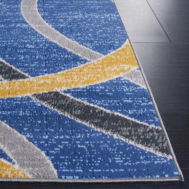 Safavieh Odyssey Ody812M Blue/Gold Ivory Rug.