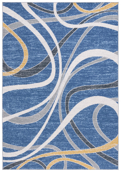 Safavieh Odyssey Ody812M Blue/Gold Ivory Area Rug