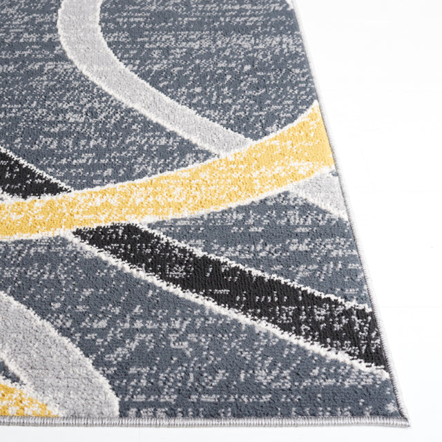 Safavieh Odyssey Ody812Z Black/Grey Gold Rug.