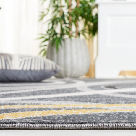 Safavieh Odyssey Ody812Z Black/Grey Gold Rug.