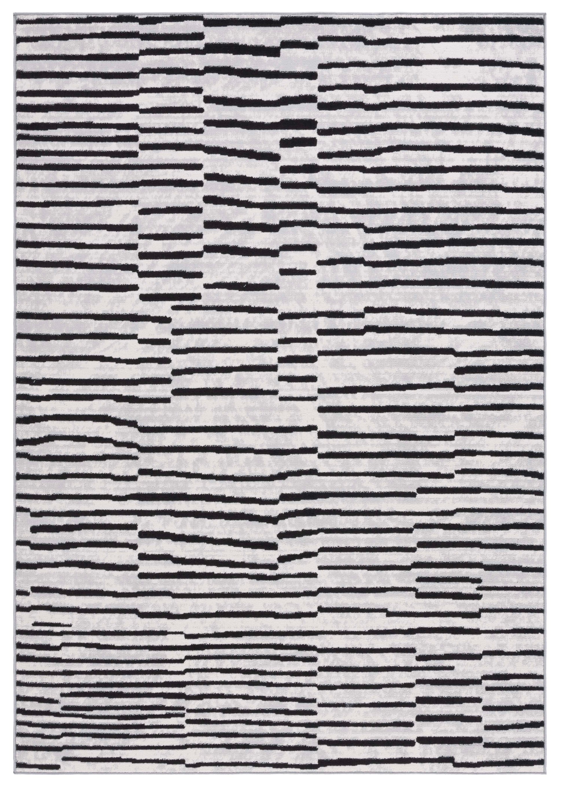 Safavieh Odyssey Ody814F Grey/Black Area Rug