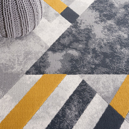 Safavieh Odyssey Ody820F Grey/Gold Black Area Rug