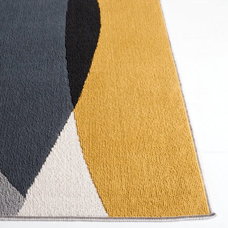 Safavieh Odyssey Ody824G Grey/Gold Black Rug.