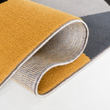 Safavieh Odyssey Ody824G Grey/Gold Black Rug.