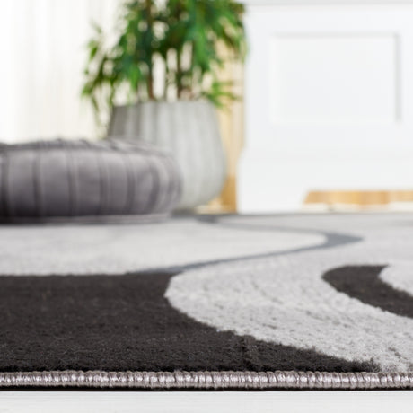 Safavieh Odyssey Ody826A Ivory/Grey Black Rug.