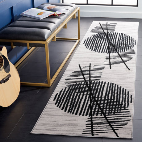 Safavieh Odyssey Ody830F Grey/Black Rug.