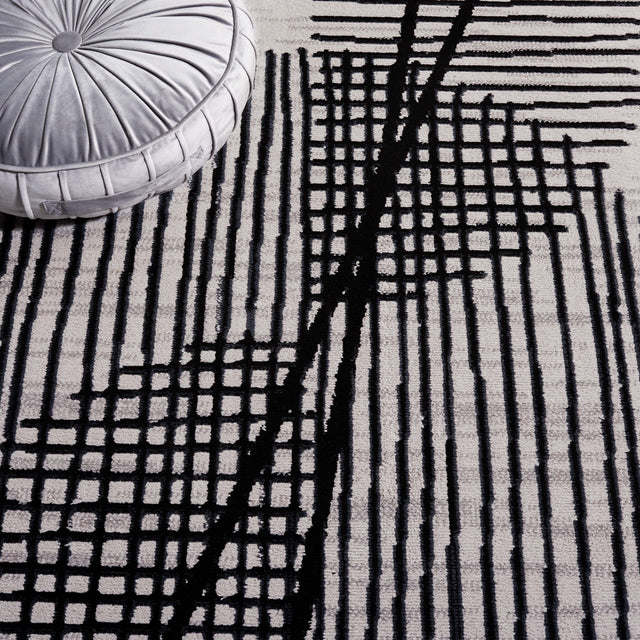 Safavieh Odyssey Ody830F Grey/Black Rug.