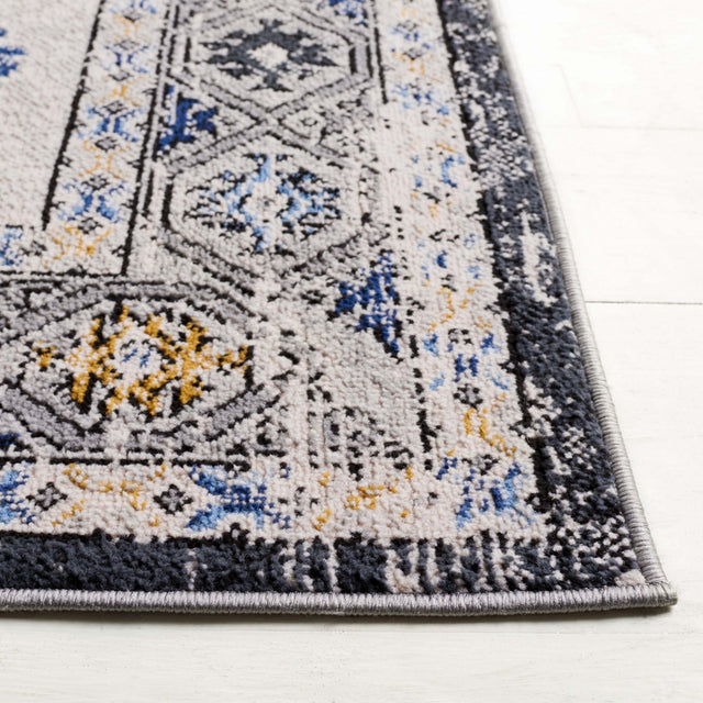 Safavieh Odyssey Ody858G Dark Grey/Blue Gold Rug.