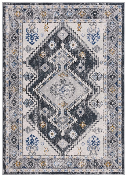 Safavieh Odyssey Ody858G Dark Grey/Blue Gold Area Rug