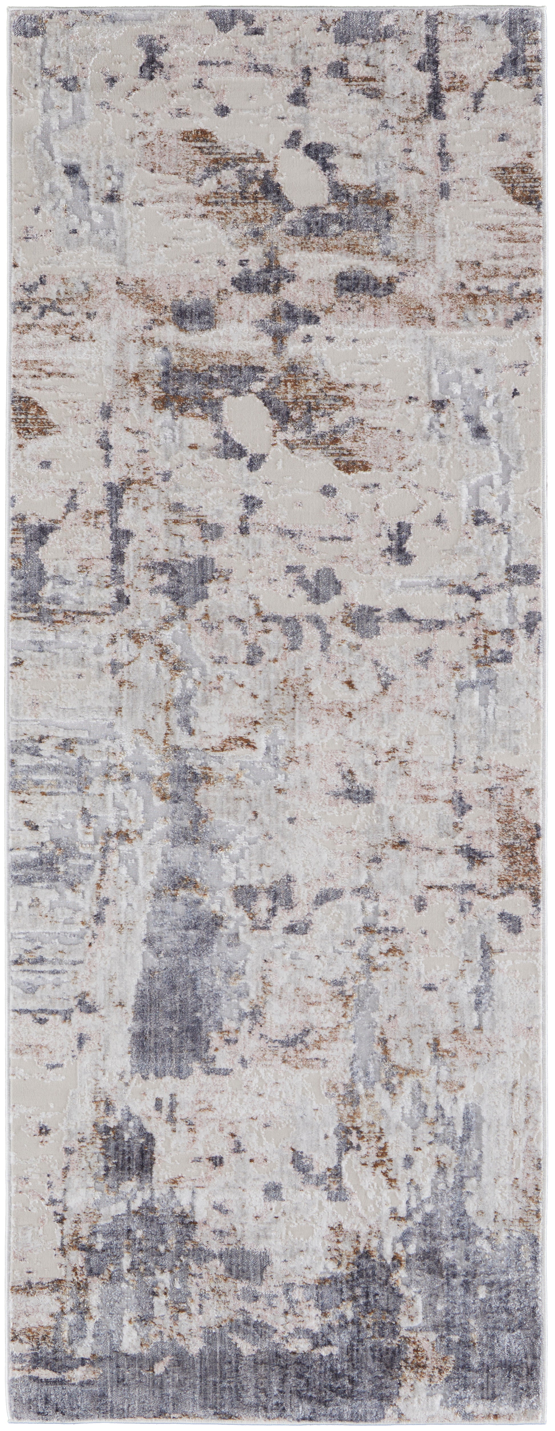 Feizy Laina Lai39Ghf Ivory/Gray/Blue Area Rug