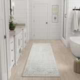 Nourison Astra Machine Washable ASW12 Machine Made Grey Rug