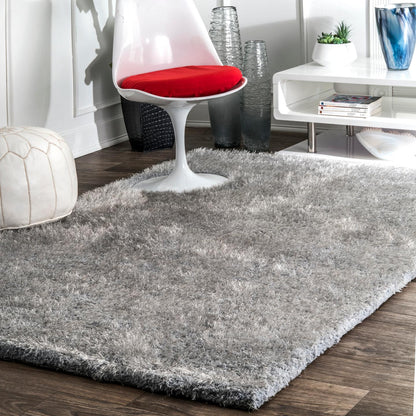 Nuloom Hand Tufted Maginifique Wicl1C Light Gray Area Rug