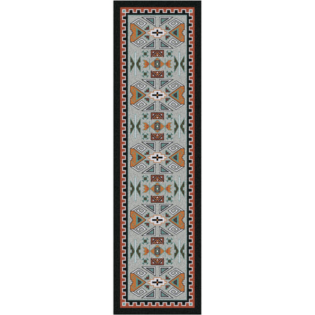 American Dakota Four Rams OKA Rust Rug