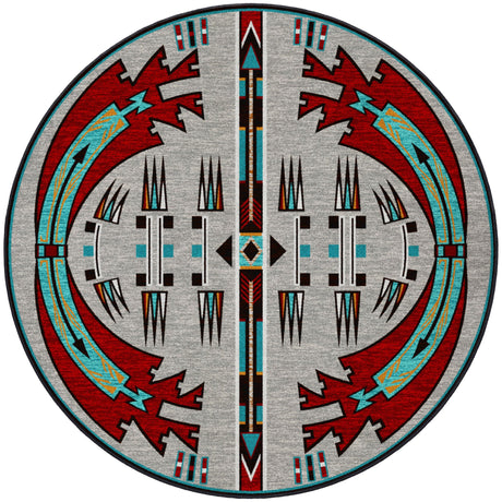 American Dakota Horse Thieves OKA Electric Rug