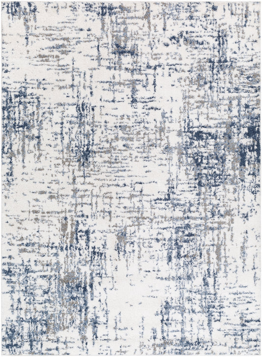 Surya Osaka Okk-2301 Off-White, Light Silver, Metallic - Silver, Slate, Silver Area Rug