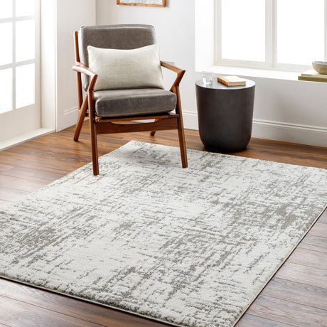 Surya Osaka Okk-2303 Off-White, Light Silver, Metallic - Silver, Silver Rug.