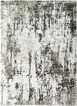 Surya Osaka Okk-2307 Light Grey, Sage, Nickel, Lunar Green, Pale Slate, Jet Black, Ash, Metallic - Silver Rug.
