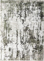 Surya Osaka Okk-2307 Light Grey, Sage, Nickel, Lunar Green, Pale Slate, Jet Black, Ash, Metallic - Silver Rug.