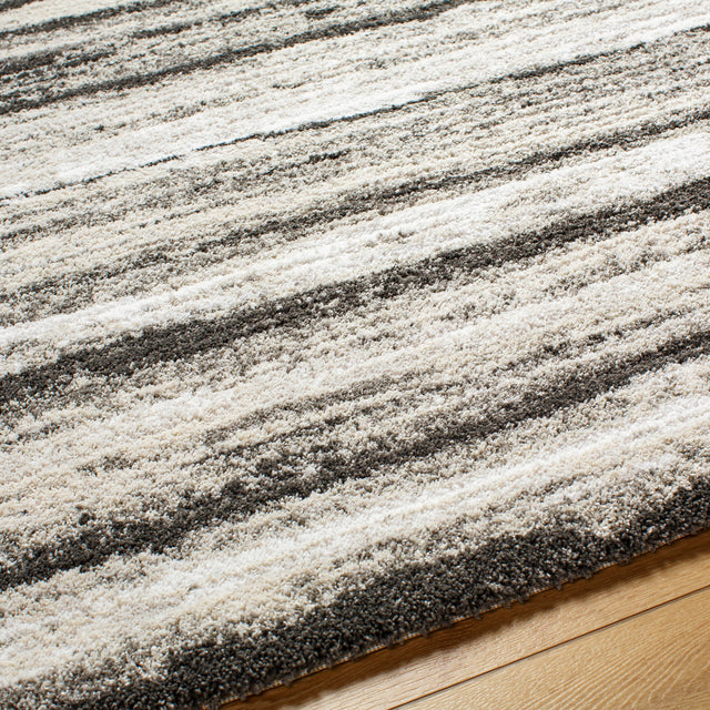 Surya Osaka Okk-2312 Pale Slate, Light Silver, Metallic - Silver, Sage, Lunar Green, Black Rug.