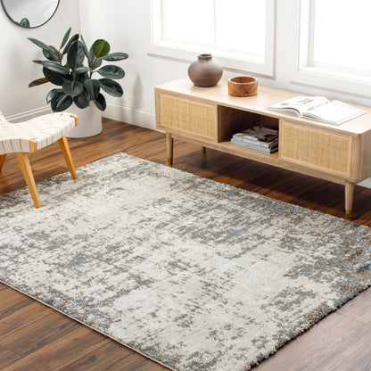 Surya Osaka Okk-2313 Sterling Grey, Ash, Light Silver, Light Grey, Sage, Nickel Area Rug