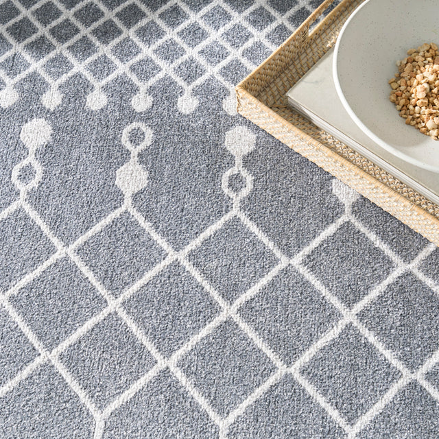 Nourison Astra Machine Washable ASW10 Machine Made Denim Rug