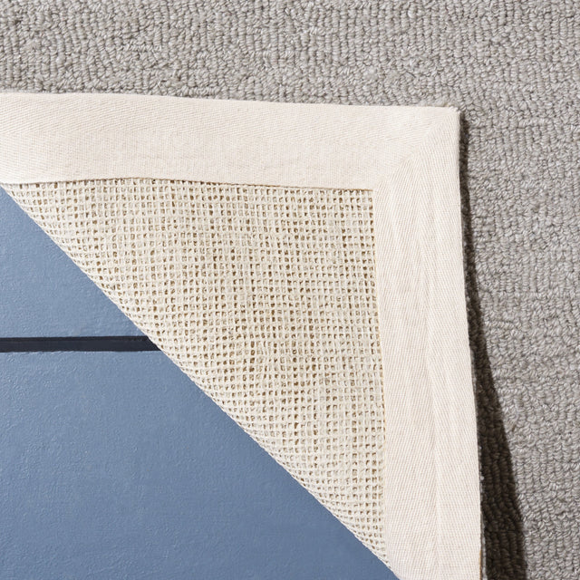 Safavieh Outdoor Micro-Loop Omp101F Grey Rug.