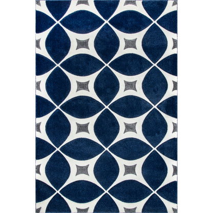 Nuloom Gabriela Trellis Bhbc55F Navy Area Rug